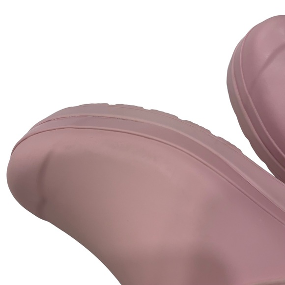 Hunter Azalea Pink Play Platfrom Slip-on Treaded Closed Toe Comfort Clog Shoe 9 - Picture 12 of 13